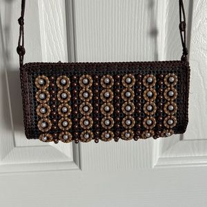 Small Beaded Crossbody Bag